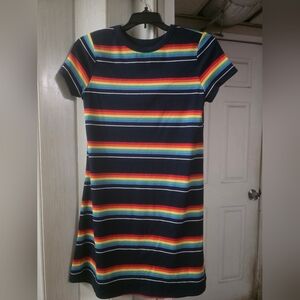 SO Black and Red Asymmetrical Sheath Dress